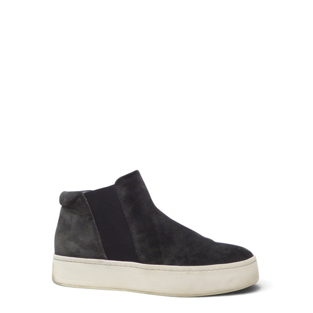 Vince Wade Womens Chelsea Sneaker Boots Black Suede Platform 8.5M